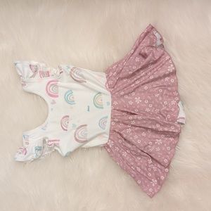 Cheeky Plum Rainbow Leotard